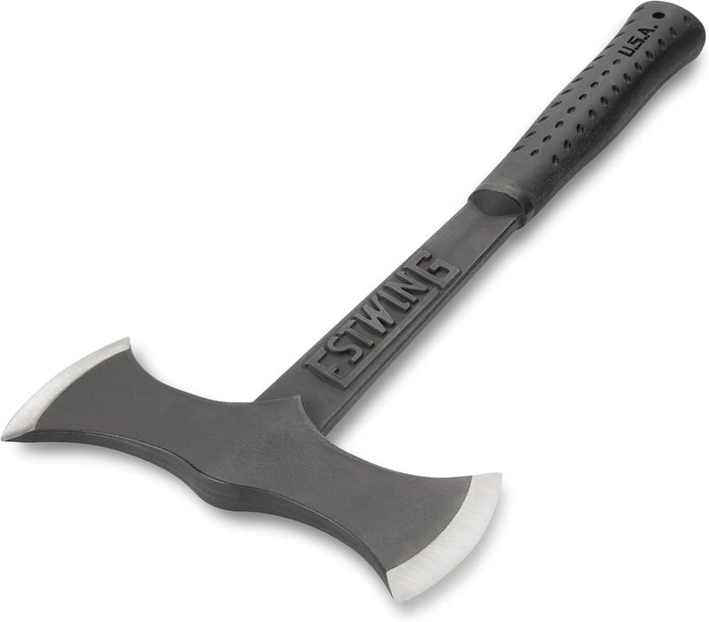 Estwing فأس مزدوج الرأس - أداة تقطيع خشب بوزن 38 أونصة مع هيكل فولاذي مطروق ومقبض لتقليل الصدمات - EBDBA - Image 2